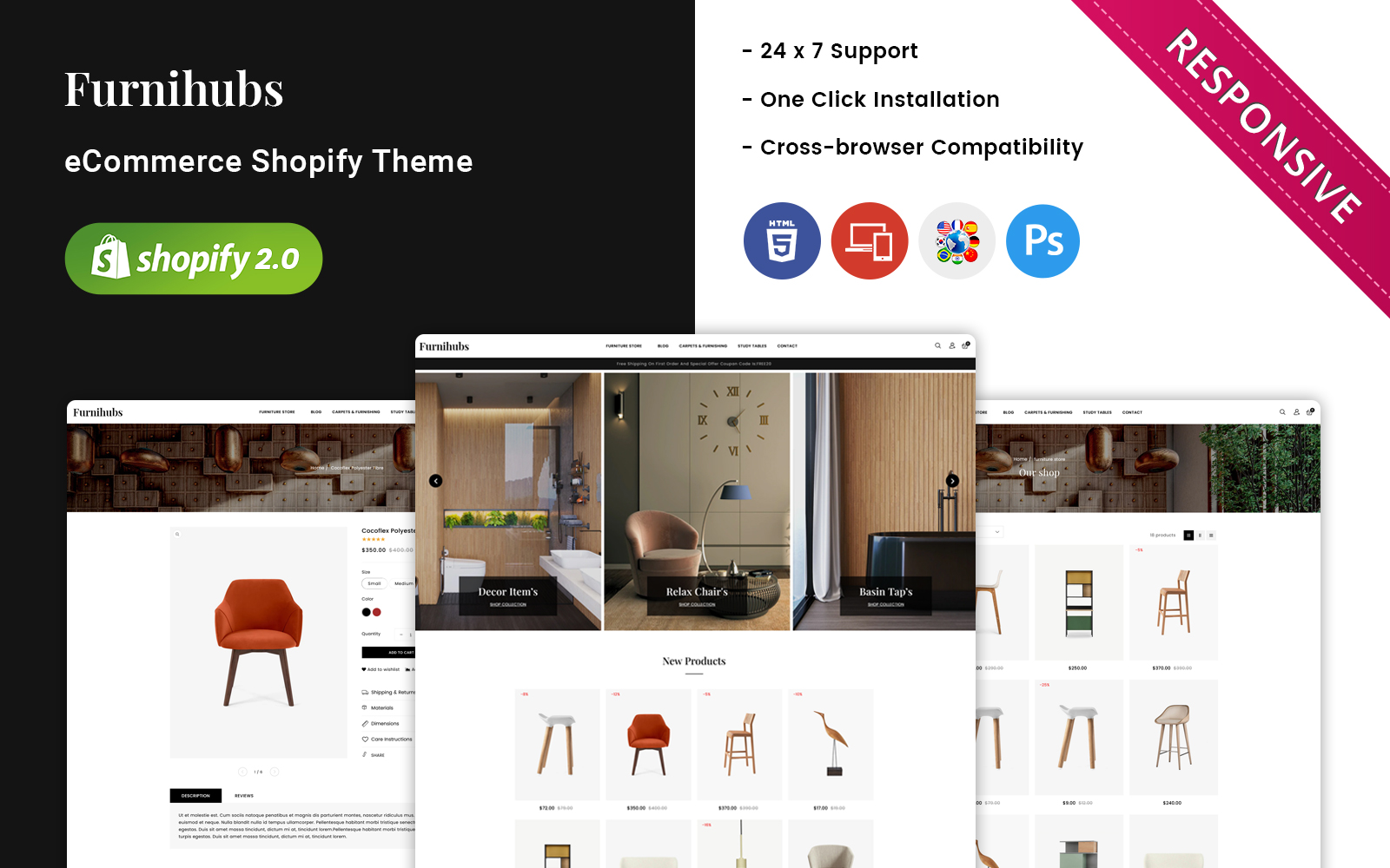 Furnihubs - The Furniture Responsive Shopify Theme