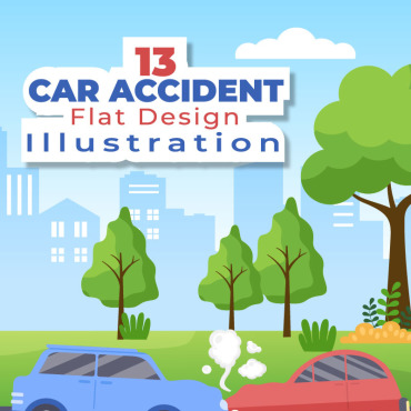 Crash Accident Illustrations Templates 239033