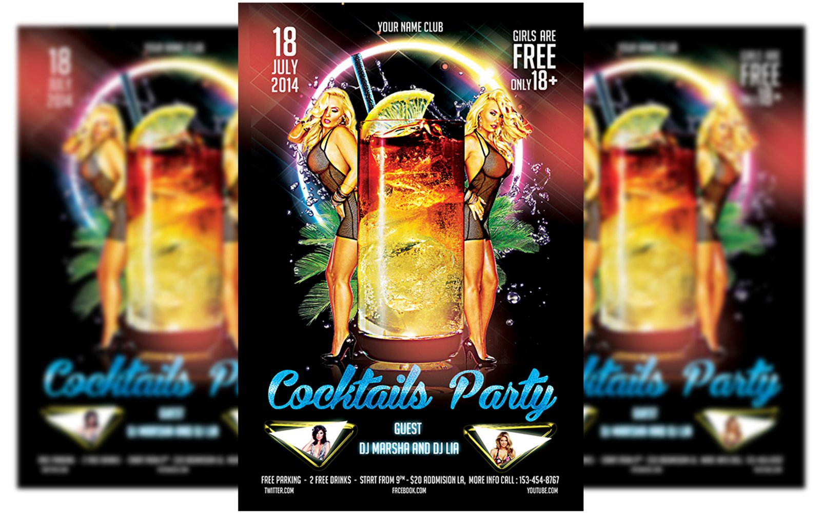 Cocktail Party Flyer Template