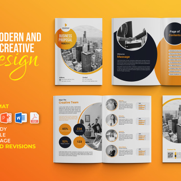 Report Cover Corporate Identity 239284