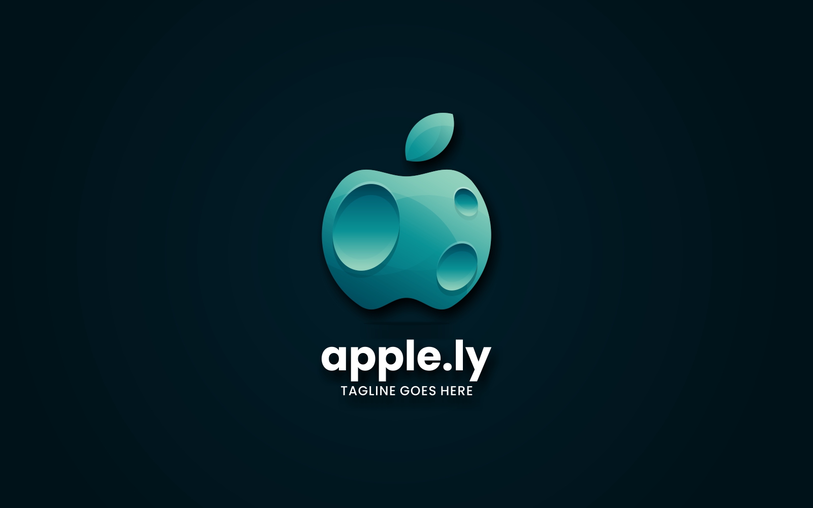 Apple Color Gradient Logo Design