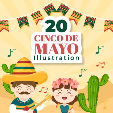 De Mayo Illustrations Templates 239394