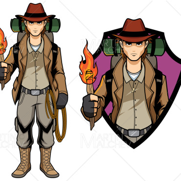 Adventure Archaeologist Illustrations Templates 239466