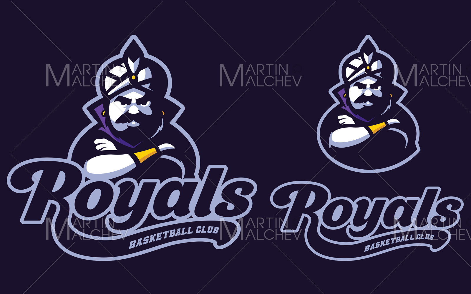 Royals Sports mascot Vector Illustration