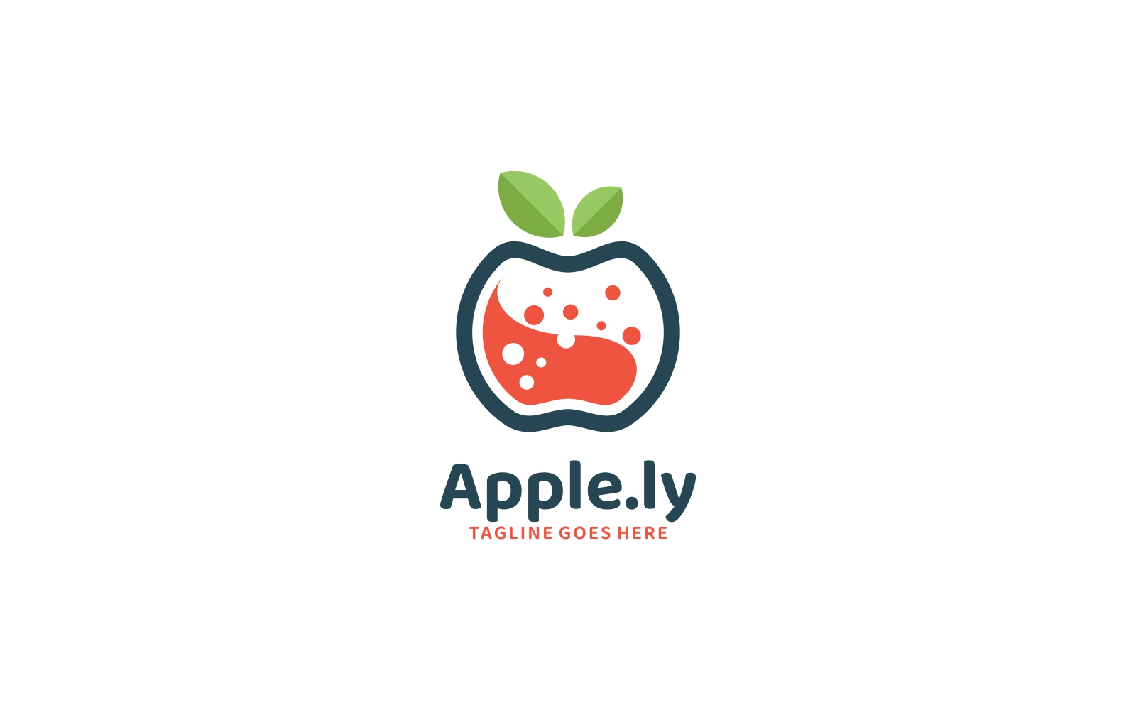 Apple Lab Simple Logo Style