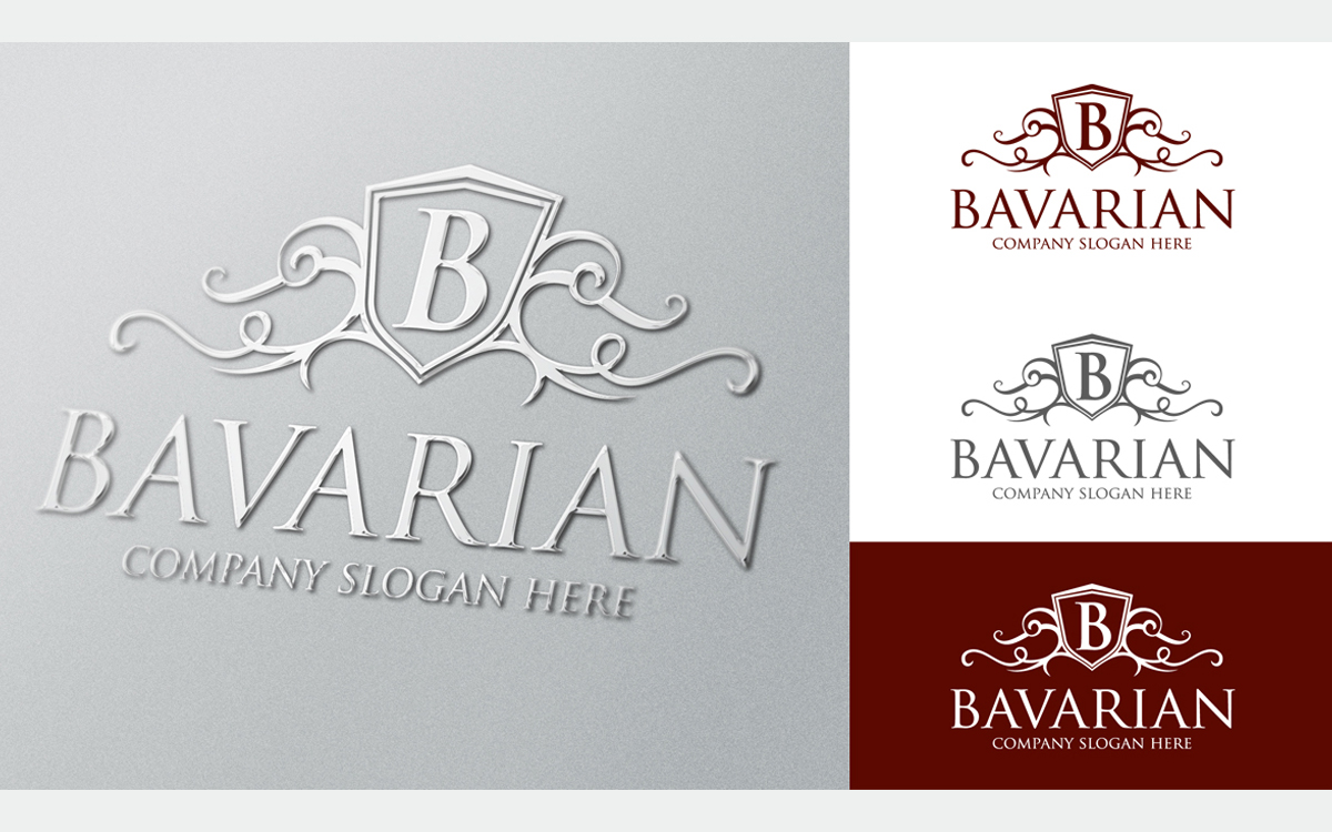 Bavarian - Royalty Crest Decorative Logo Template