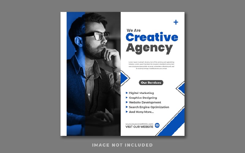 Creative Agency Social Media Post Template