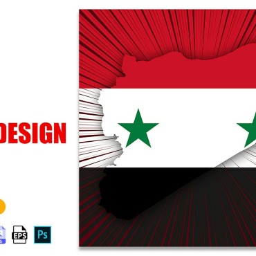 Syria Map Illustrations Templates 239740