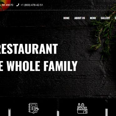 Fast Food Responsive Website Templates 239780