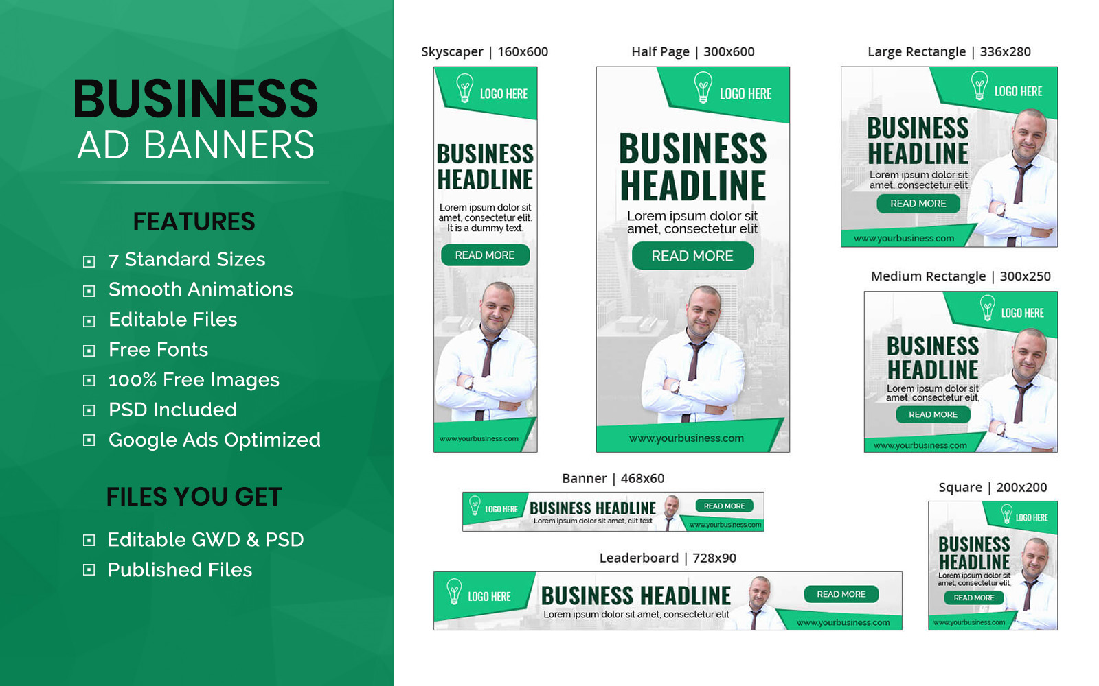Business Banner - HTML5 Ad Template (BU007)