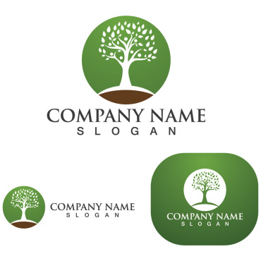 Leaf Green Logo Templates 240086