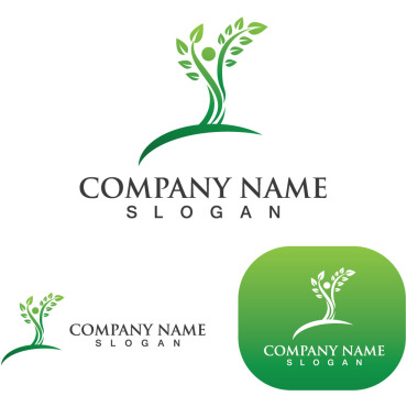 Leaf Green Logo Templates 240088