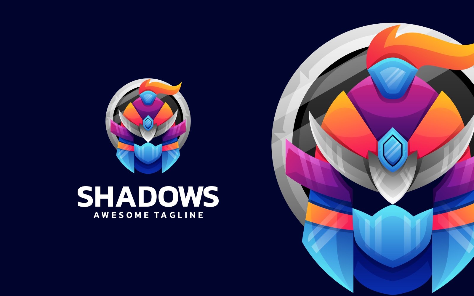 Shadows Warrior Colorful Logo