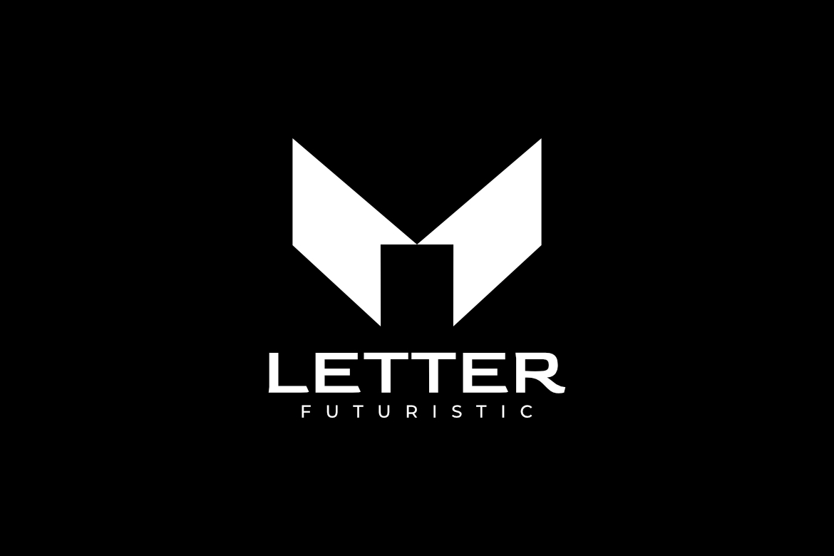Dynamic Letter Modern Flat Logo