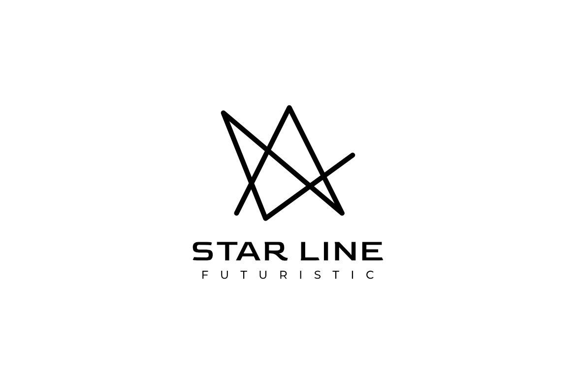 Star Line Round Flat Logo