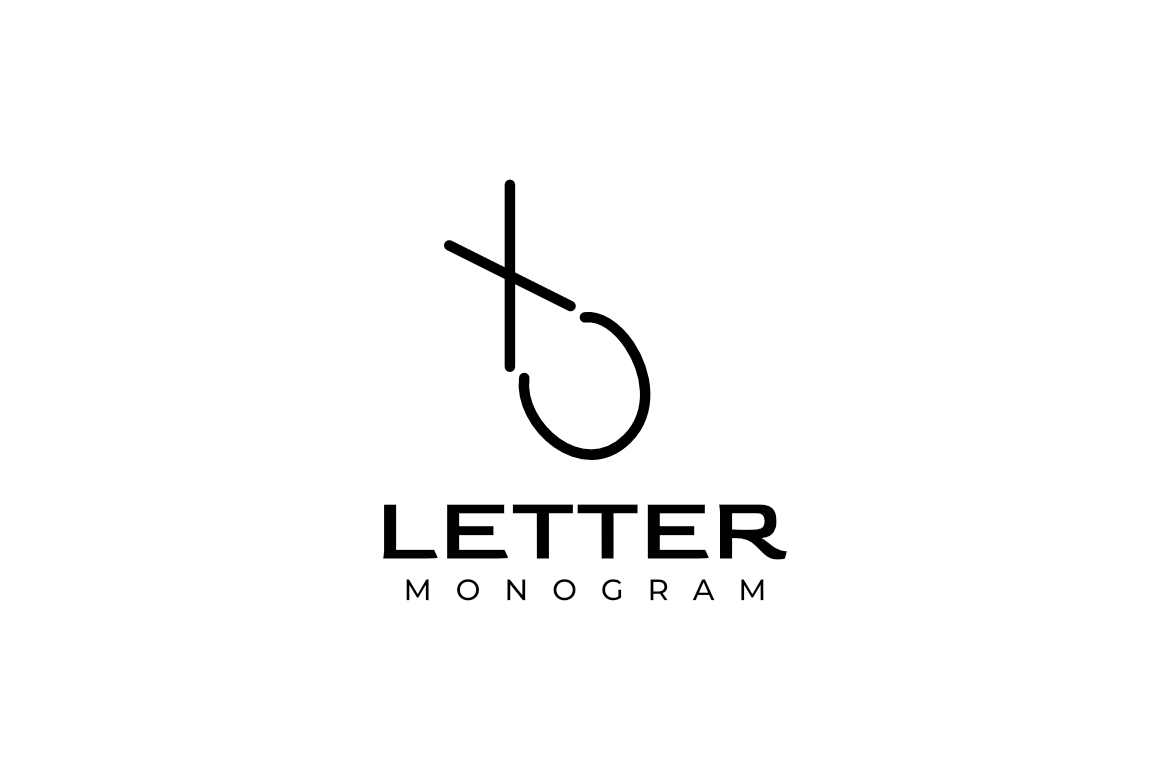 Monogram Letter CX Flat Logo
