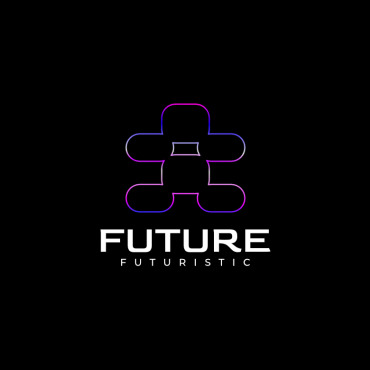 Techno Technology Logo Templates 240723