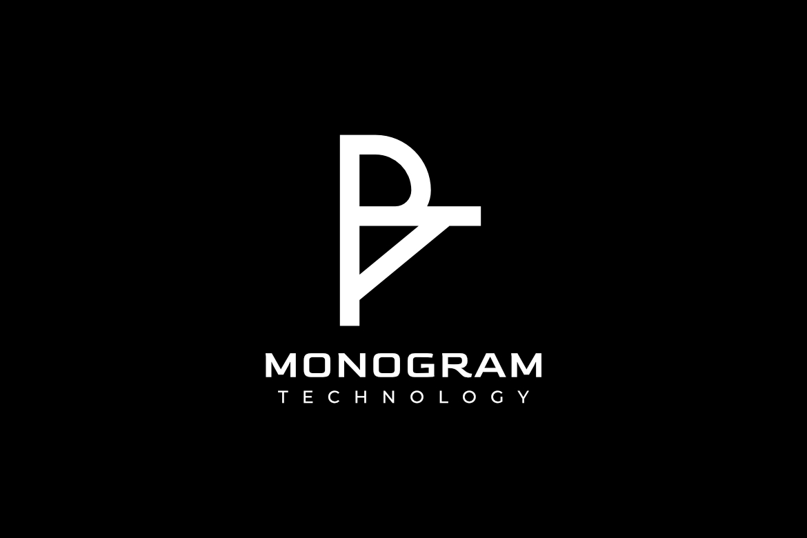 Corporate Simple Monogram Letter PA Logo