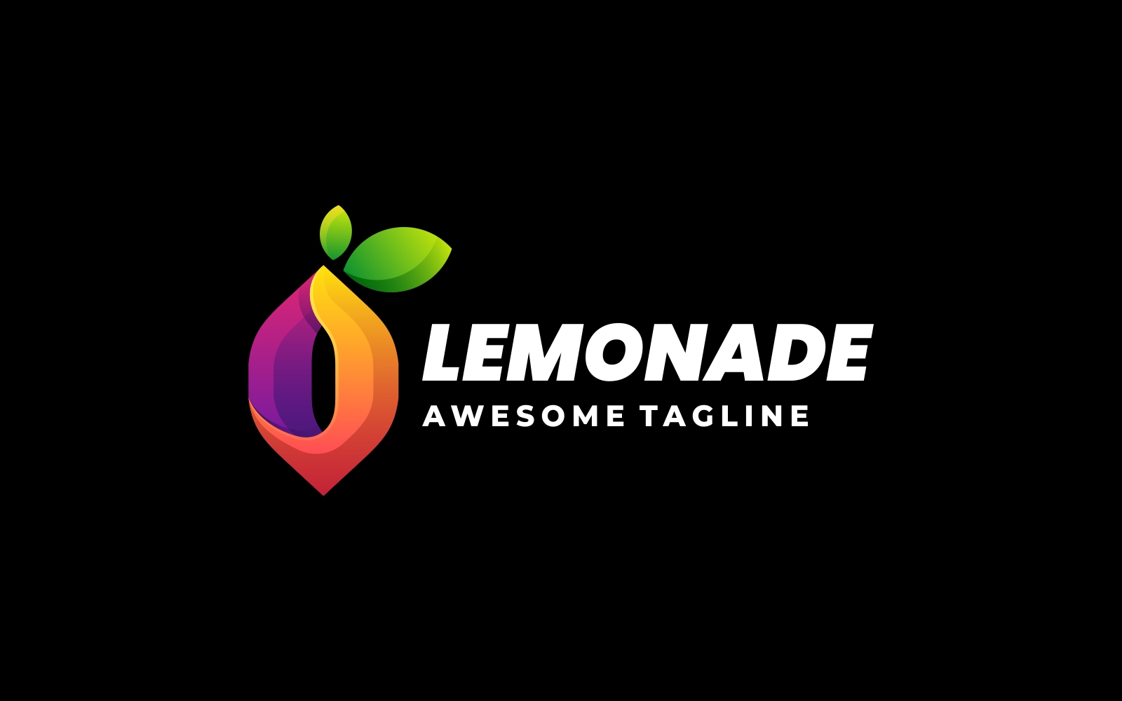 Lemonade Gradient Colorful Logo