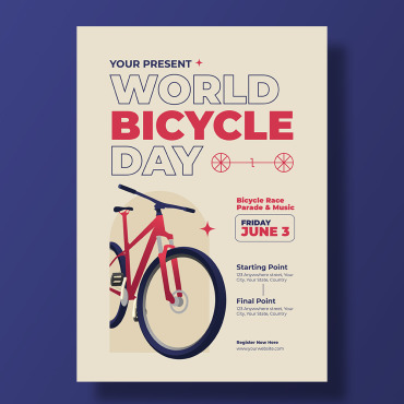 Poster Bicycle Corporate Identity 240885