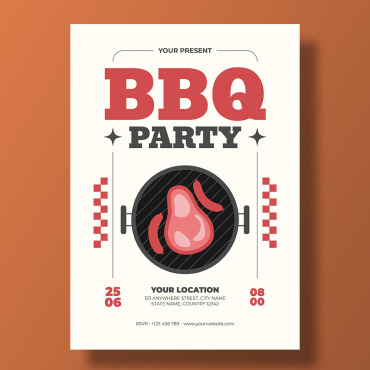 Party Bbq Corporate Identity 240887