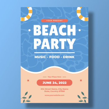 Poster Beach Corporate Identity 240889