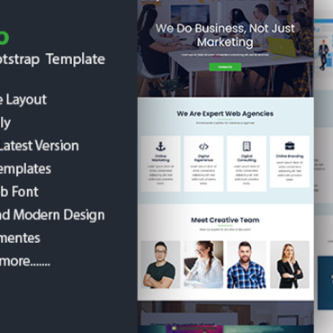 Business Corporate Landing Page Templates 241016