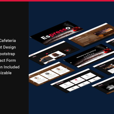 Cafeteria Bootweb Landing Page Templates 241021
