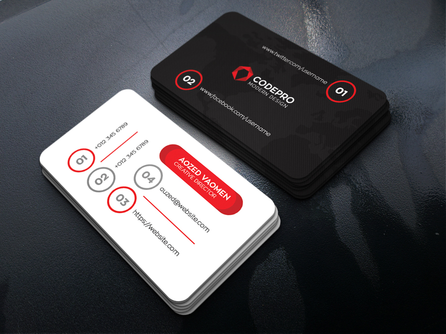 Multipurpose Modern Business Card Template