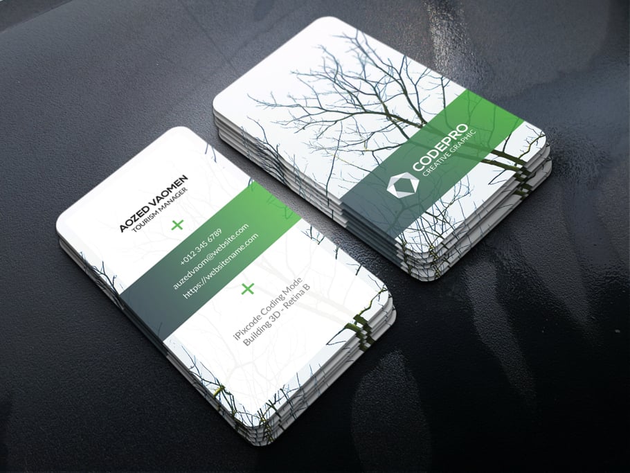 Forest Business Card Template