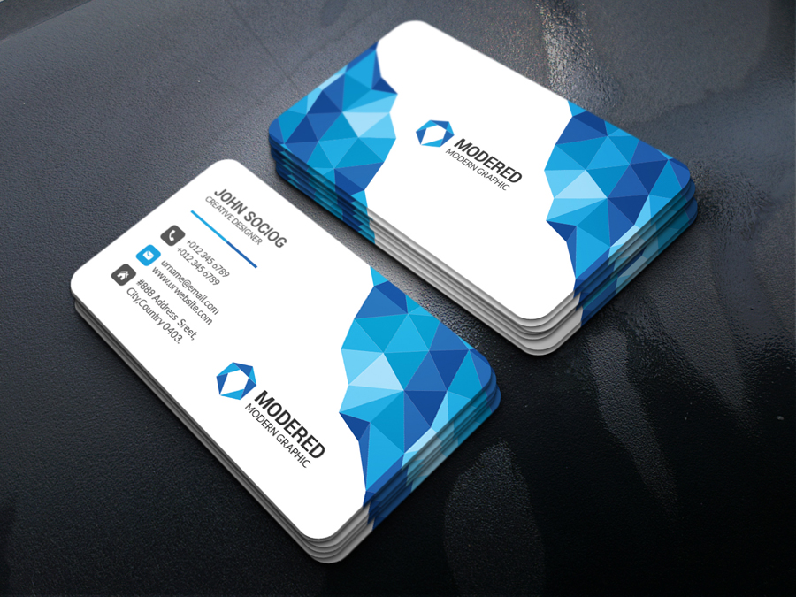 Crystal Business Card Template