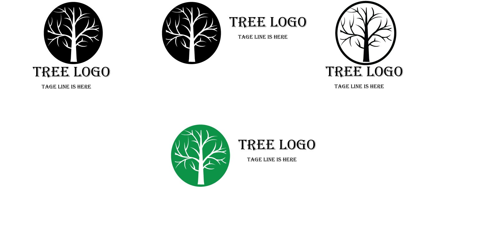 Tree Logo For Company OR Brand