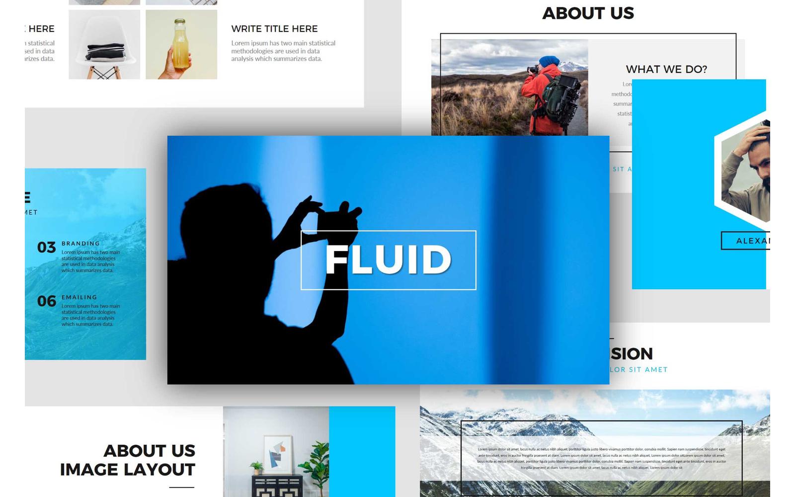 Fluid PowerPoint Presentation Template