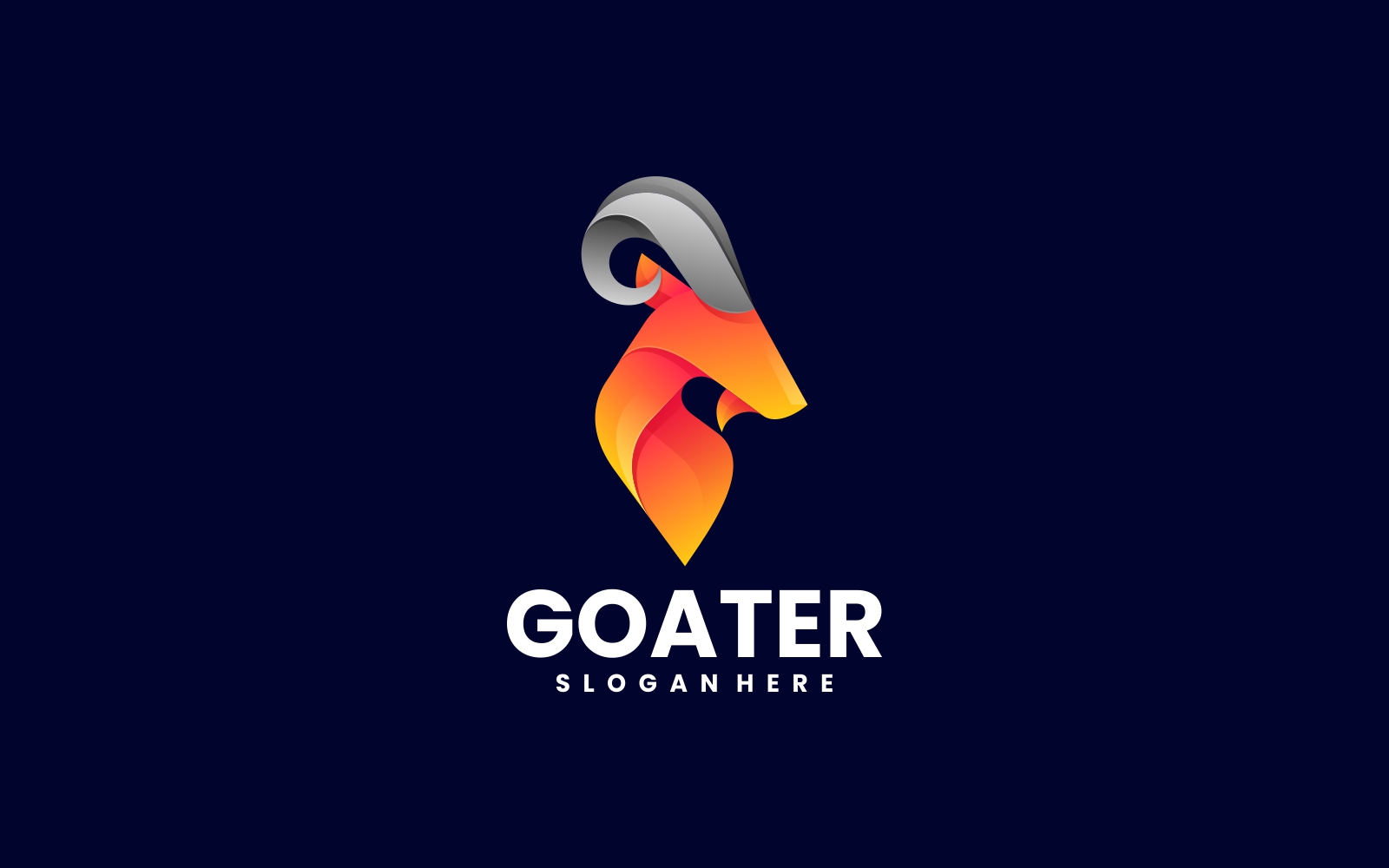 Vector Goat Gradient Logo