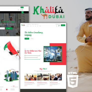 Dubai Arab Responsive Website Templates 241336