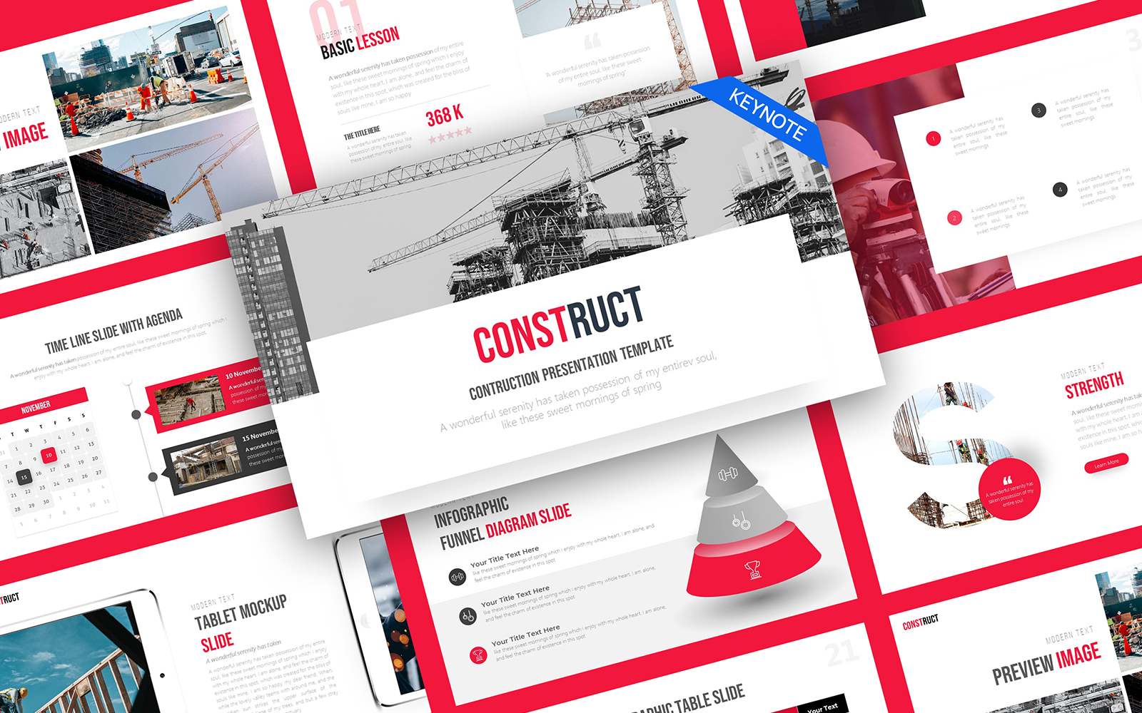 Constructe Construction Keynote Template
