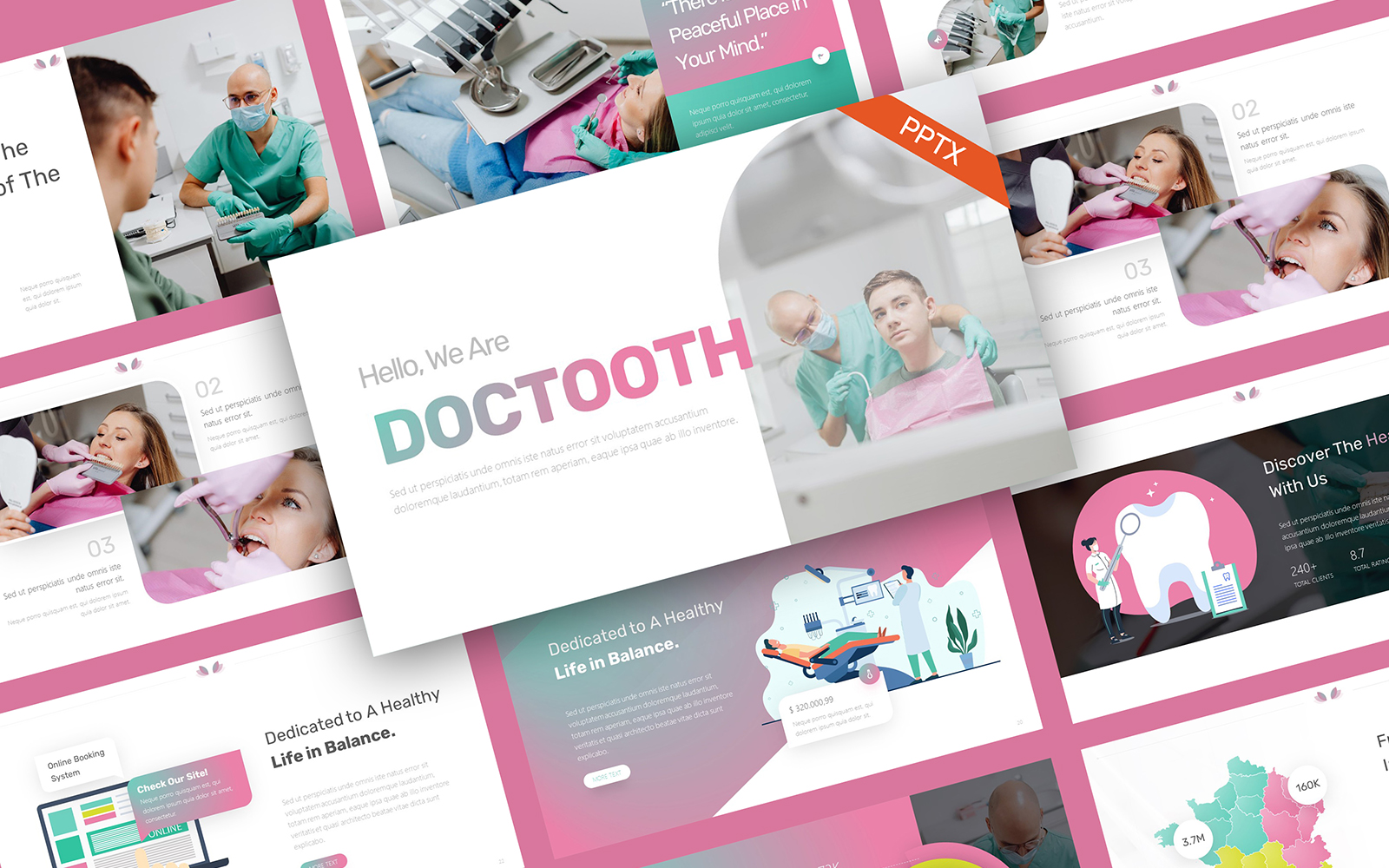 DocTooth Dentist Medical PowerPoint Template
