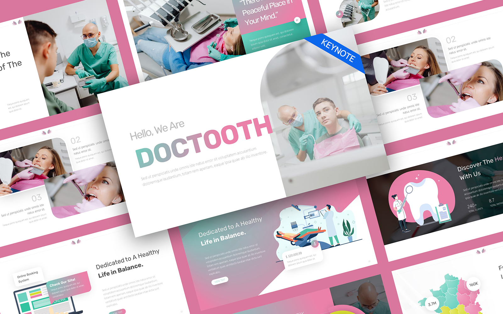 DocTooth Dentist Medical Keynote Template