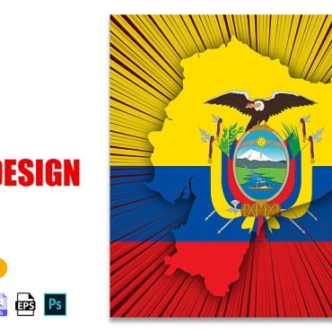 Ecuador Map Illustrations Templates 241531