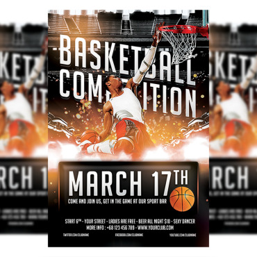 Basketball Flyer Corporate Identity 241544