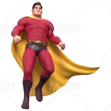 Cape Hero Illustrations Templates 241554