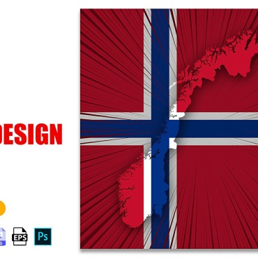 Norway Map Illustrations Templates 241629