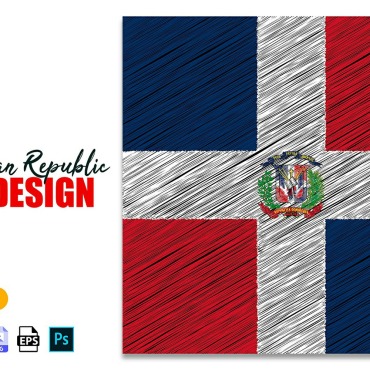 Republic Flag Illustrations Templates 241643