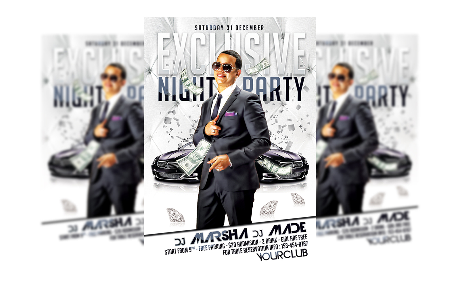 Exclusive Party Flyer template