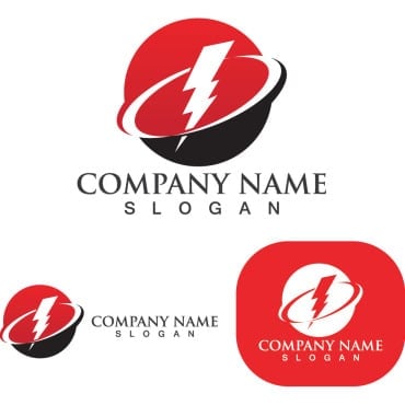 Power Lightning Logo Templates 241860