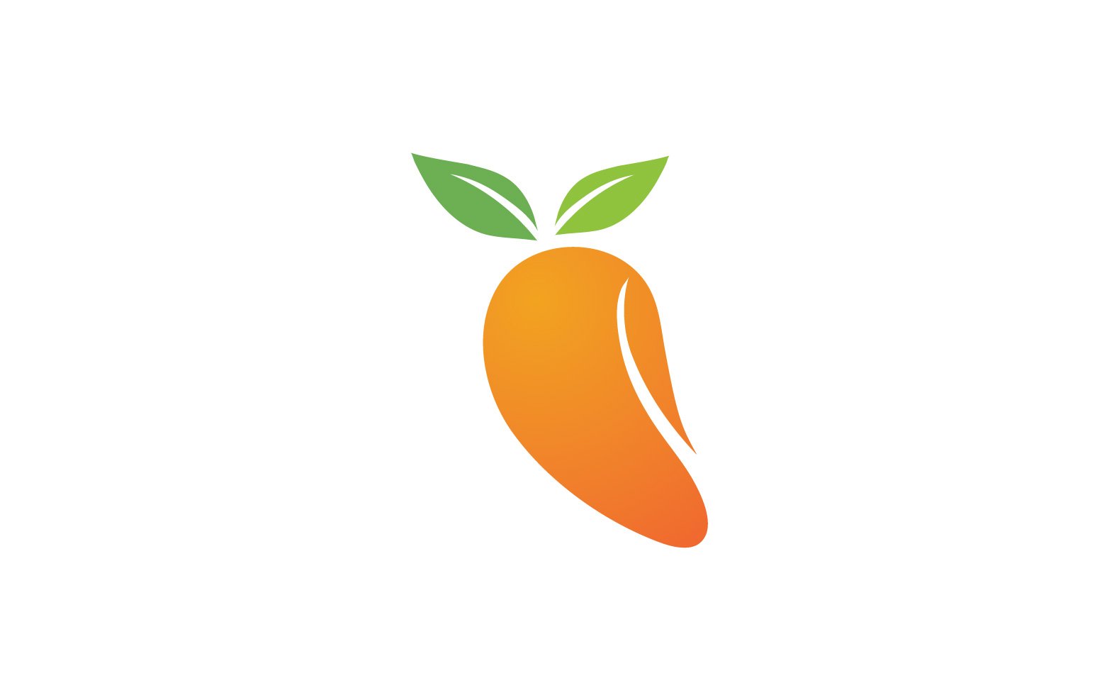 Mango Fruits Logo Symbol Vector V13