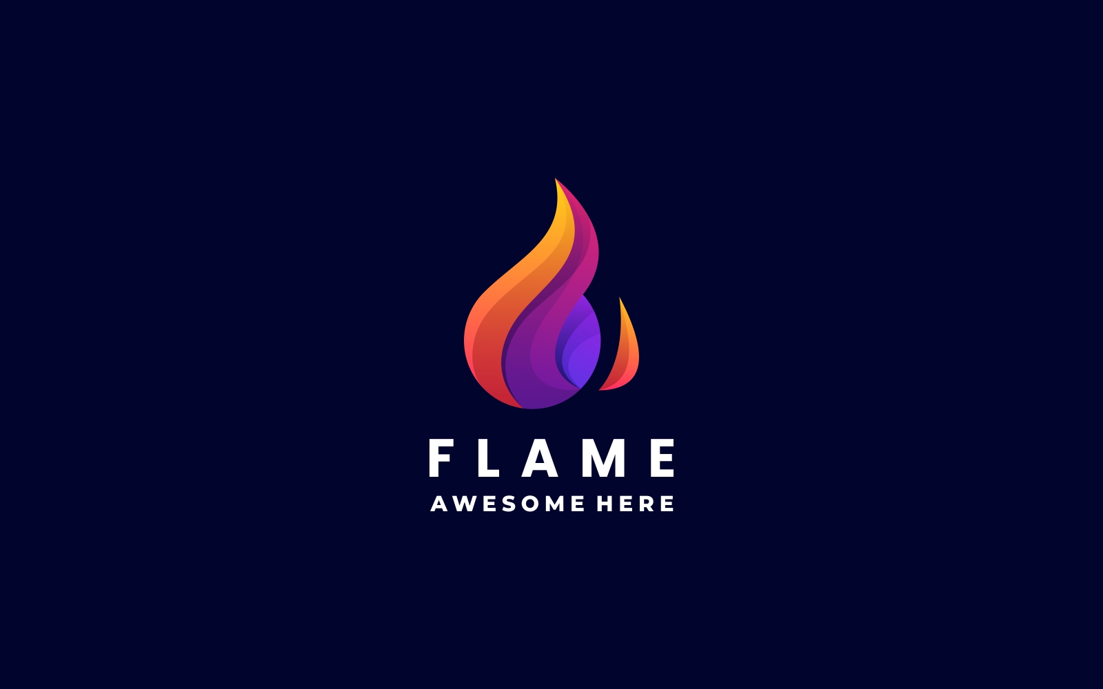 Flame Colorful Logo Design