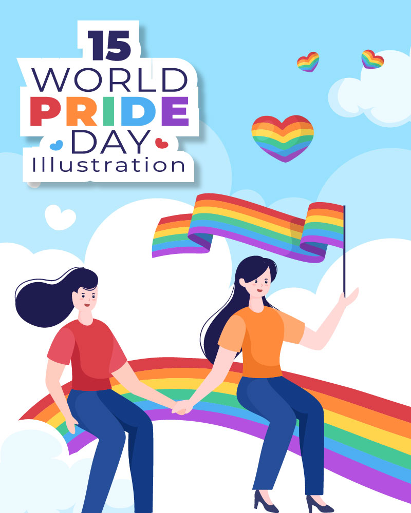 15 Happy Pride Month Day Illustration