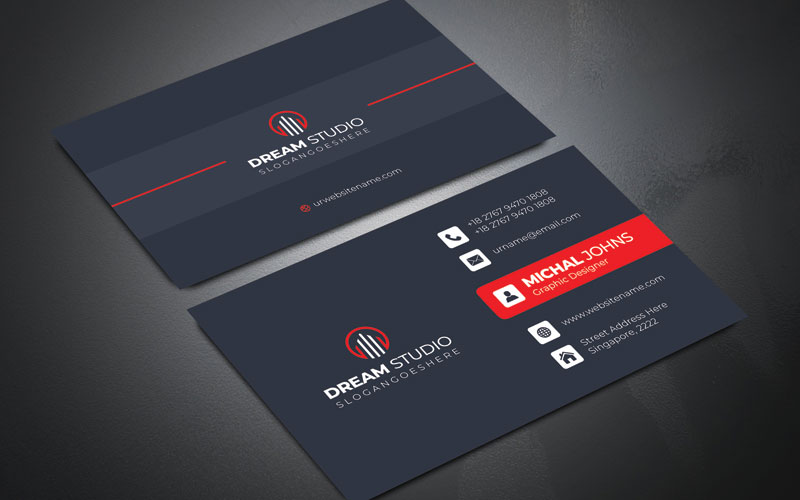 Business Card Templates Corporate Identity Template v.35