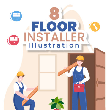 Installation Renovation Illustrations Templates 242560